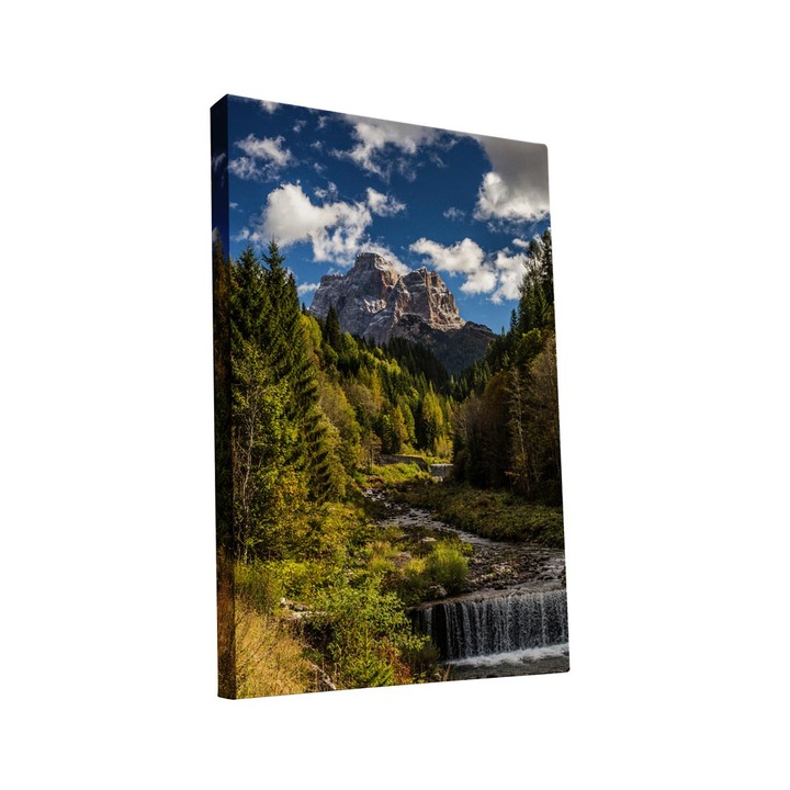 Tablou canvas Intelli®, Decoratiuni moderne pentru Living, Dormitor, Muntii, AH1286, 60x35 cm