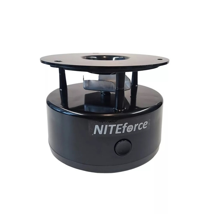Hranitoare digitala automata Niteforce 6 programe de hranire, timp de functionare reglabil 1-60 sec, diametru 145 mm, inaltime 110 mm, 395 g, negru