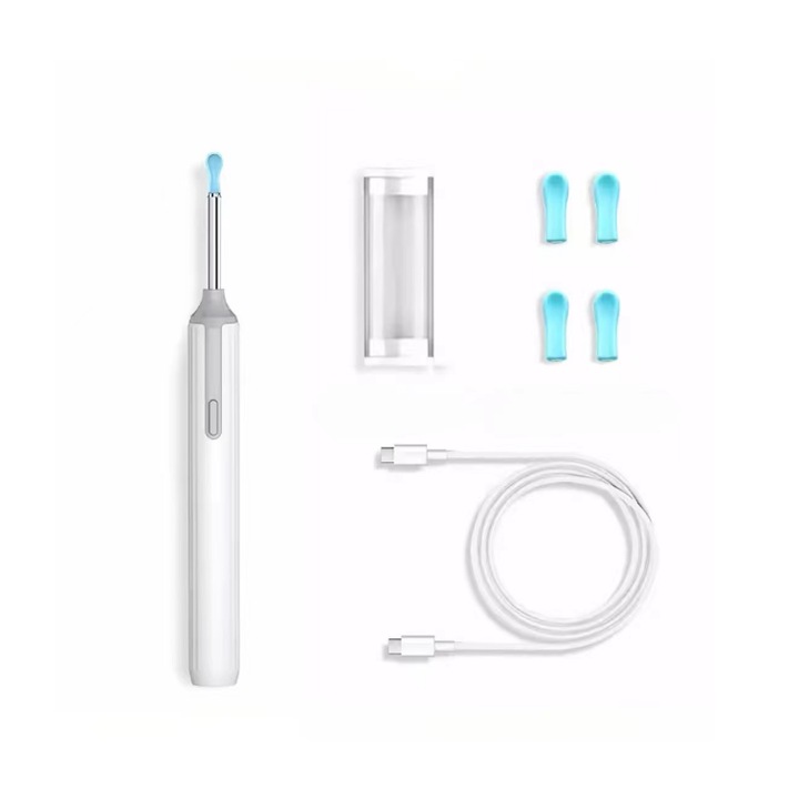 Dispozitiv Wireless pentru curatarea urechilor, Alb