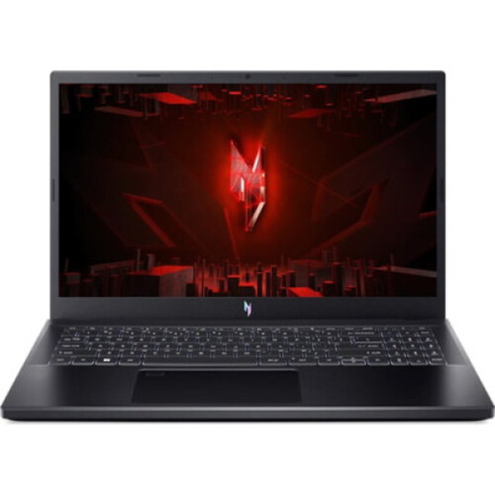 Лаптоп Acer Nitro 5, ANV15-51-72K9, Intel Core i7-13620H (up to 4.90 GHz, 24MB), 15.6" FHD IPS SlimBezel 144Hz, 16GB DDR5, 1024GB PCIe NVMe SSD, GeForce RTX 3050 6GB GDDR6, INTEL 2X2 AX+BT, HD Cam, FP, KB Backlight, No OS, Black - NH.QNCEX.008