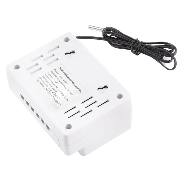 Zeroupshop Digitales Thermostat – DC 12 V / 24 V / AC 220 V, 30 A, 5000 W – Temperaturregler Mit Timer Und Display