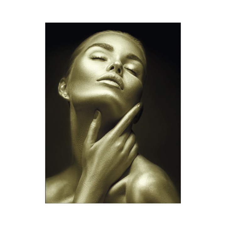 Tablou Canvas Hands On Her Face Ii 84x116 Cm