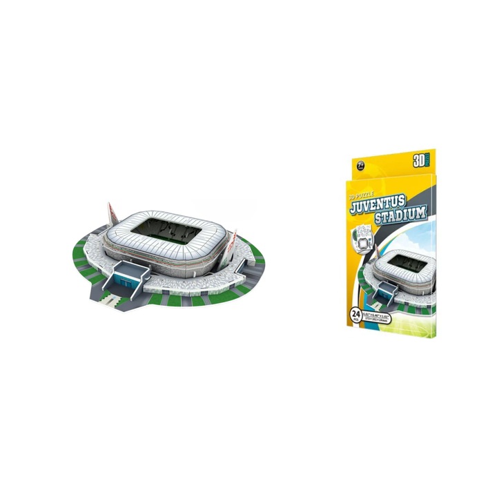3D пъзел Juventus Torino Allianz Stadium Football Stadium, 24 части - Автентичен 3D модел
