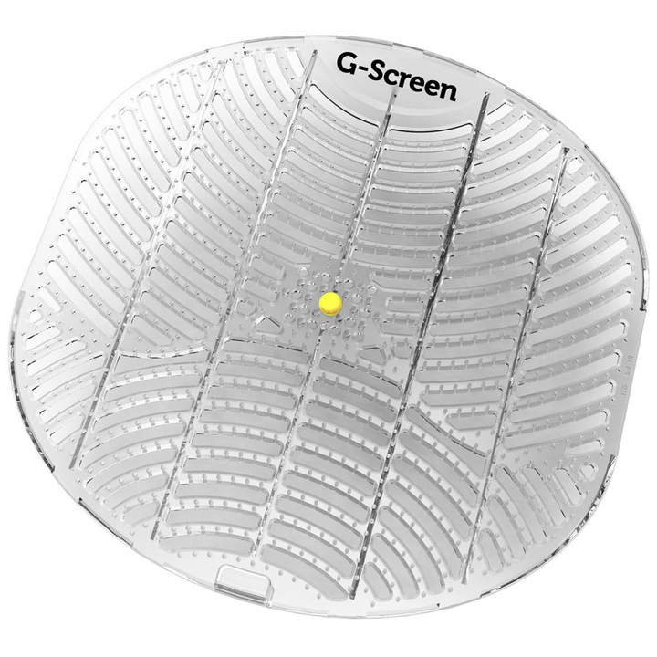 Sita pentru pisoar G-Screen Yellow, parfumata cu citrice si mango, galbena