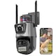Camera de supraveghere IP WIFI BabyToy™ C3, 12MP, Zoom 8X, Exterior/Interior Rotativa, Ultra-Wide, Picture in Picture, Auto Tracking, Ultra HD 4K, Conectare Telefon, Functie Wireless, 2 Antene, Night Vision Color si Activare Lumina