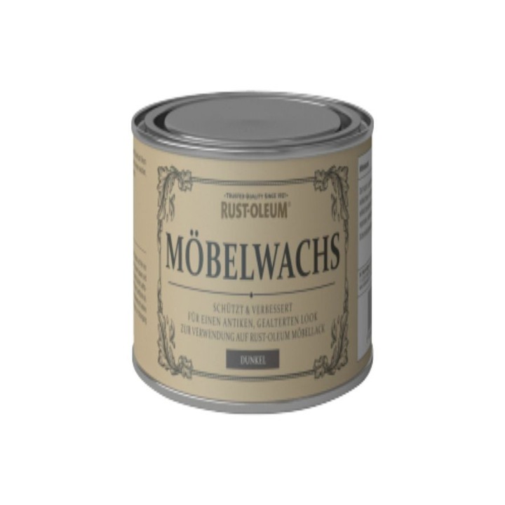 Ceara, Rust Oleum, Furniture Wax, Negru, 125 ml