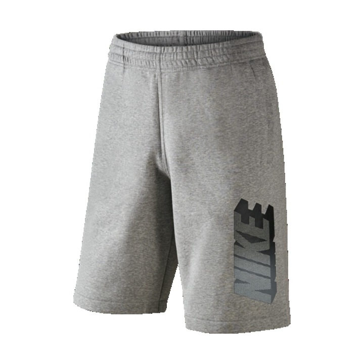 Pantaloni scurti Nike bumbac, gri, XL