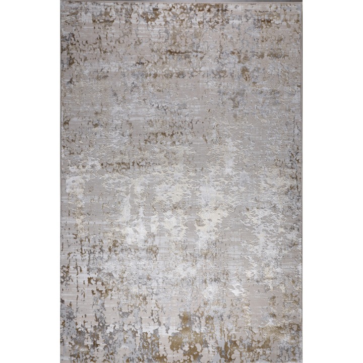 Covor pacifico31 160x230cm galben din poliester model 3D soft touch