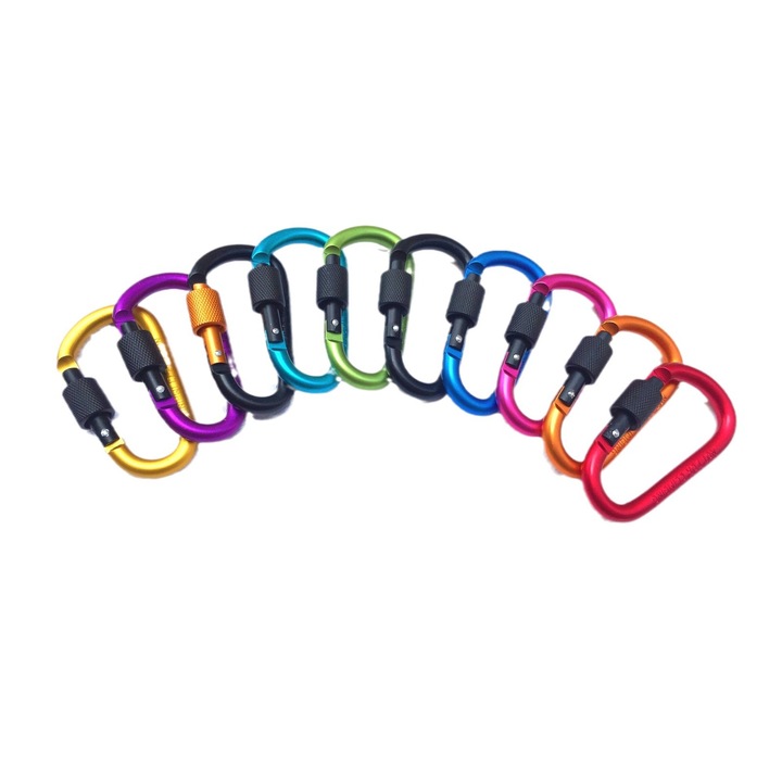 Set 10 carabine D, 80x42mm, aliaj aluminiu