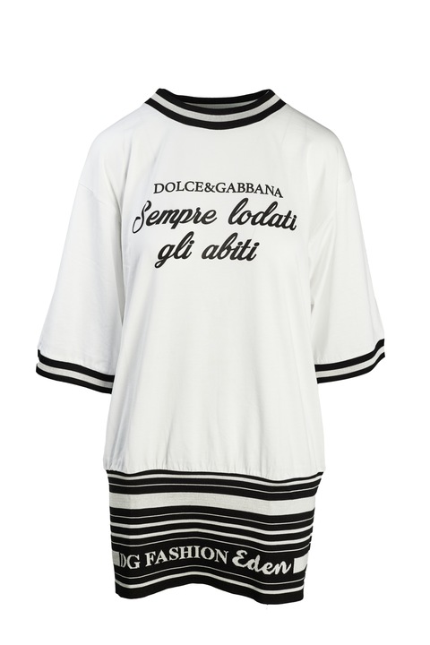 Tricou Femei Dolce&Gabbana model F8K85THHTBLHWV80, alb, 40 EU