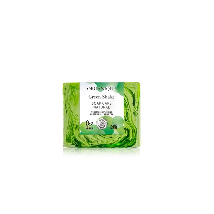 Натурален сапун, веган зелен шейк, Organique Cosmetics, 100 гр