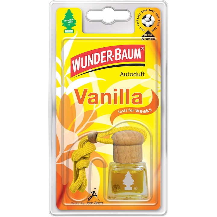 Течен ароматизатор за кола Wunder-Baum Vanilla