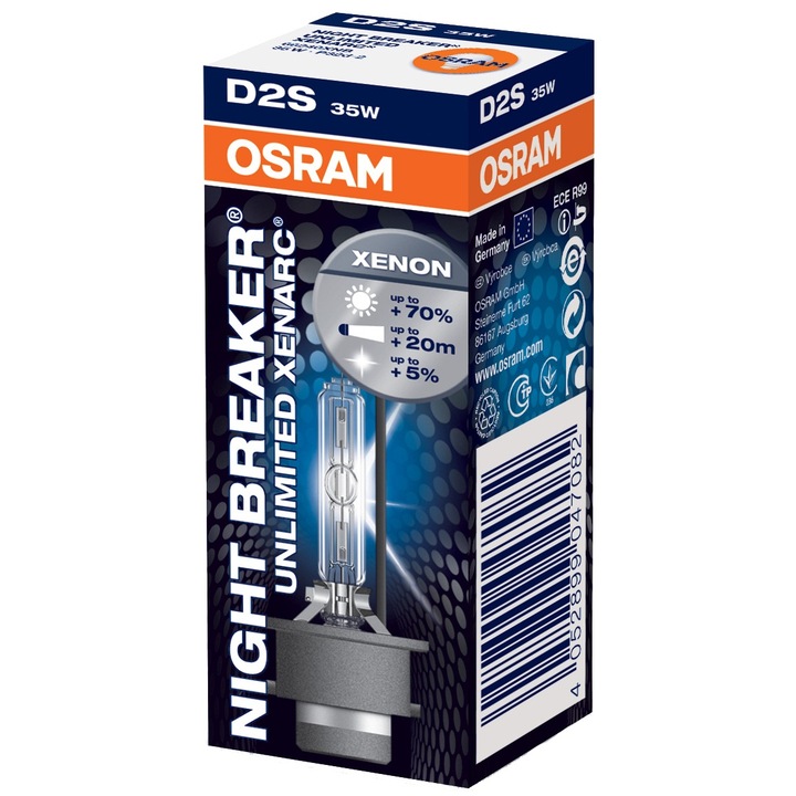 Osram DS2 Night Breaker Unlimited Xenon izzó, 70%, 35W, 1 db