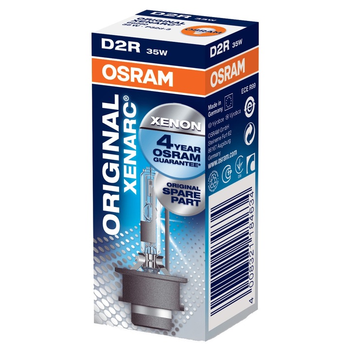 Bec auto Xenon pentru far Osram D2R, 35W, 1 Buc