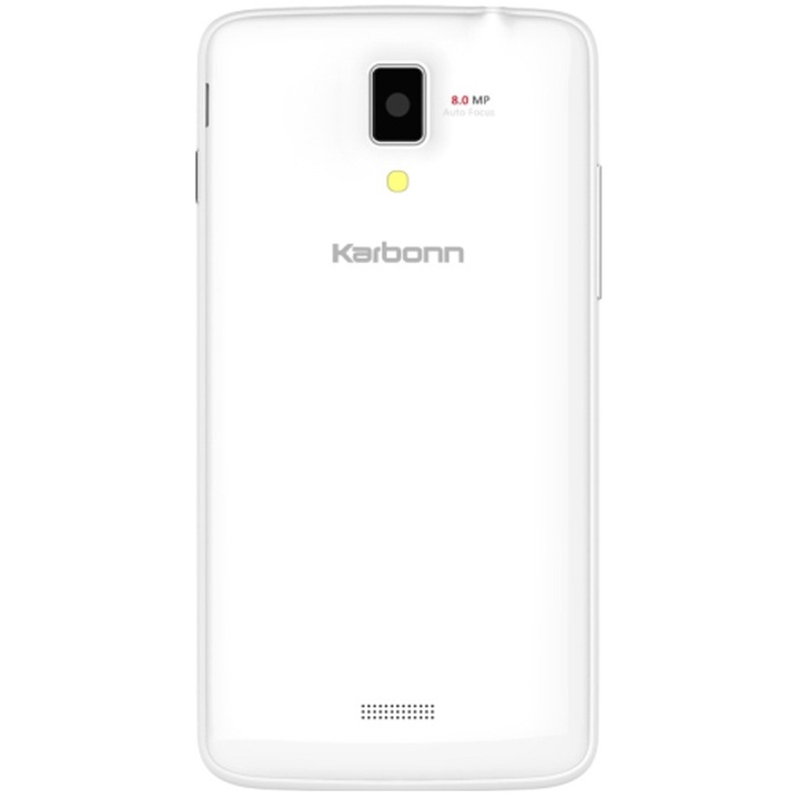 Telefon mobil Karbonn Titanium S5 Plus, Dual SIM, White