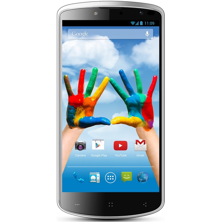 Karbonn Titanium X mobiltelefon, Kártyafüggetlen, Fehér