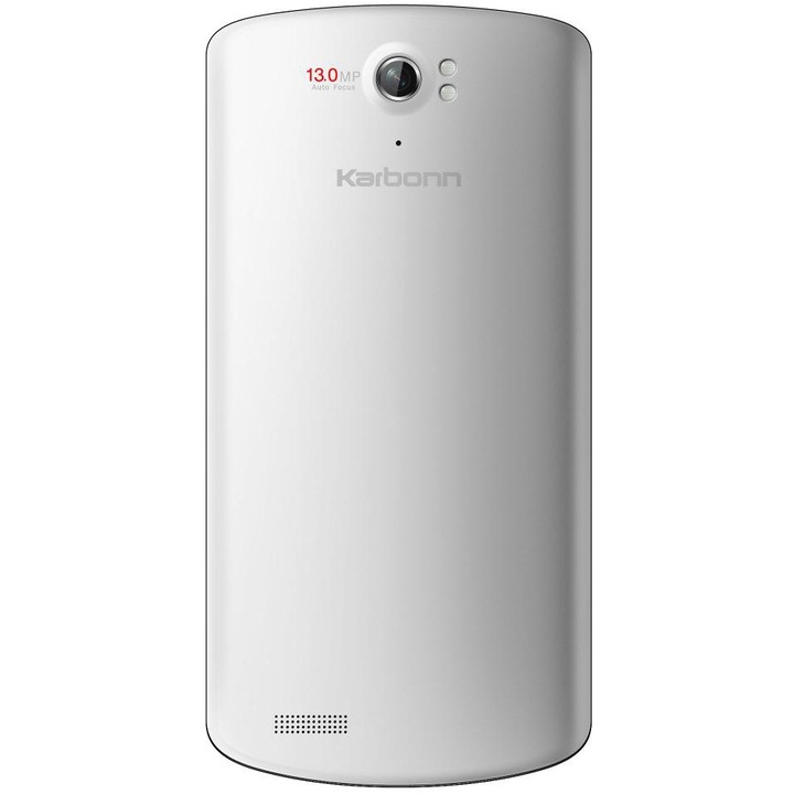 Karbonn Titanium X mobiltelefon, Kártyafüggetlen, Fehér