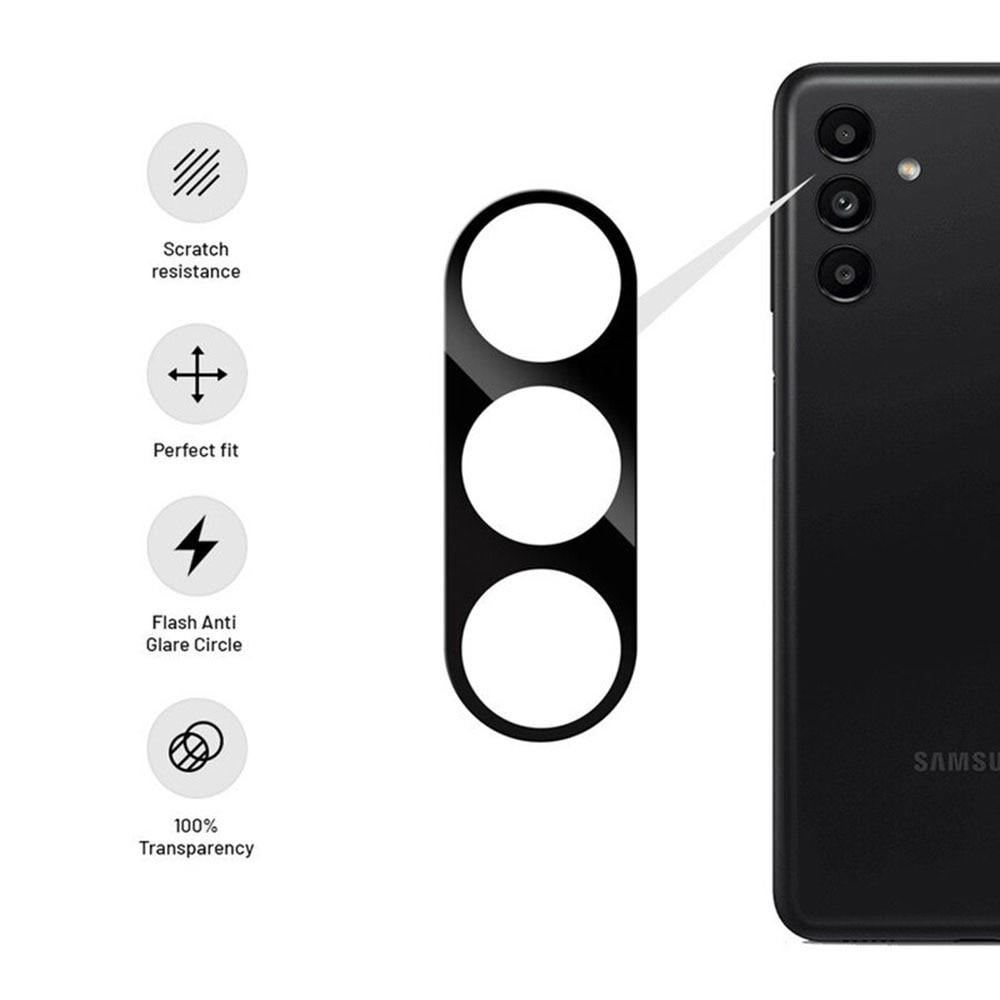Folie de protectie Camera pentru Samsung Galaxy S24 Ultra din Sticla  Securizata FullHD Ultra Technology, Black 