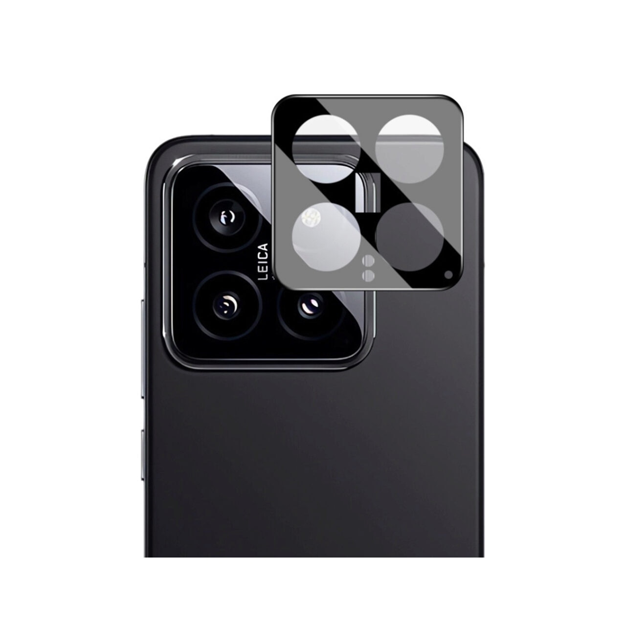 Folie Camera pentru Xiaomi 14 - Techsuit Full Camera Glass - Black