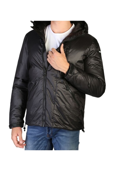 Alessandro Dell'Aqua ferfi kabat, fekete, Fekete