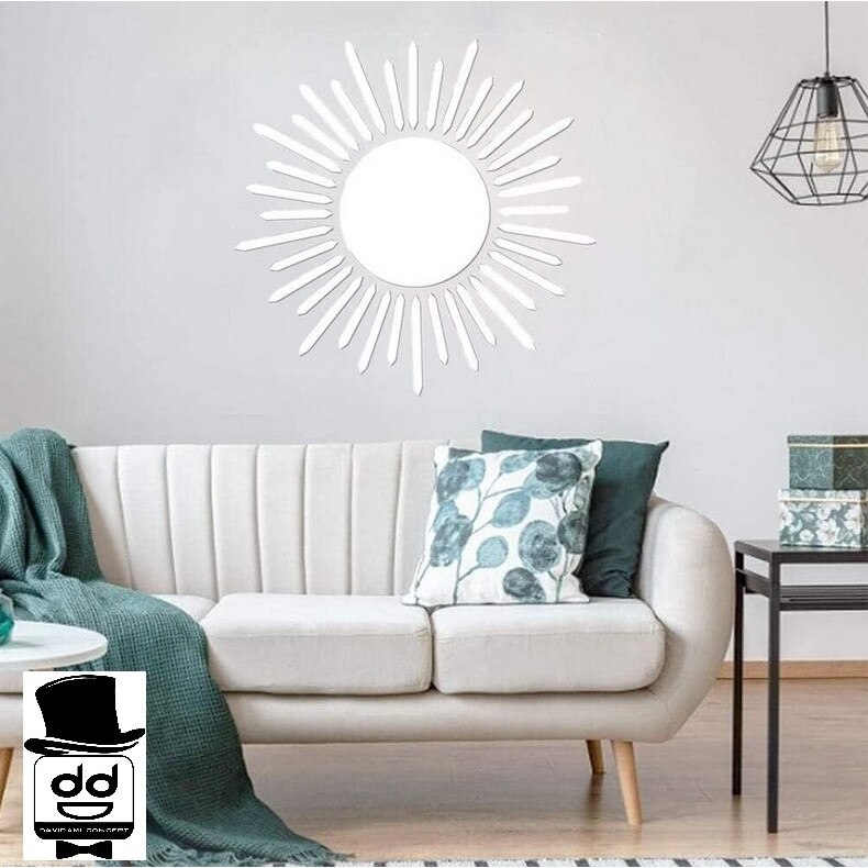 Oglinda Acrilica Decorativa Autoadeziva DAVIDAMI CONCEPT® model Soare ...