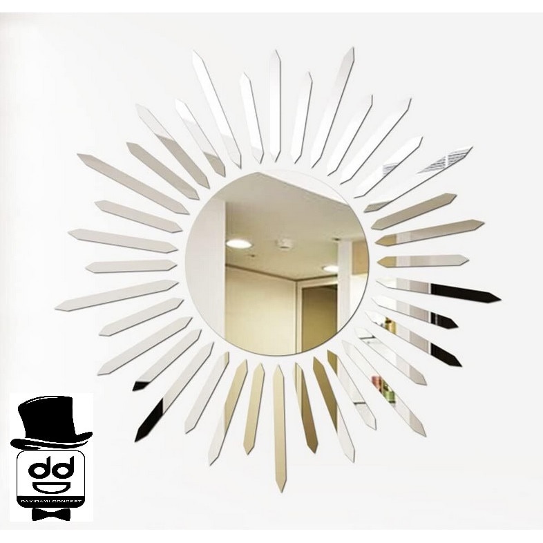 Oglinda Acrilica Decorativa Autoadeziva DAVIDAMI CONCEPT® model Soare ...
