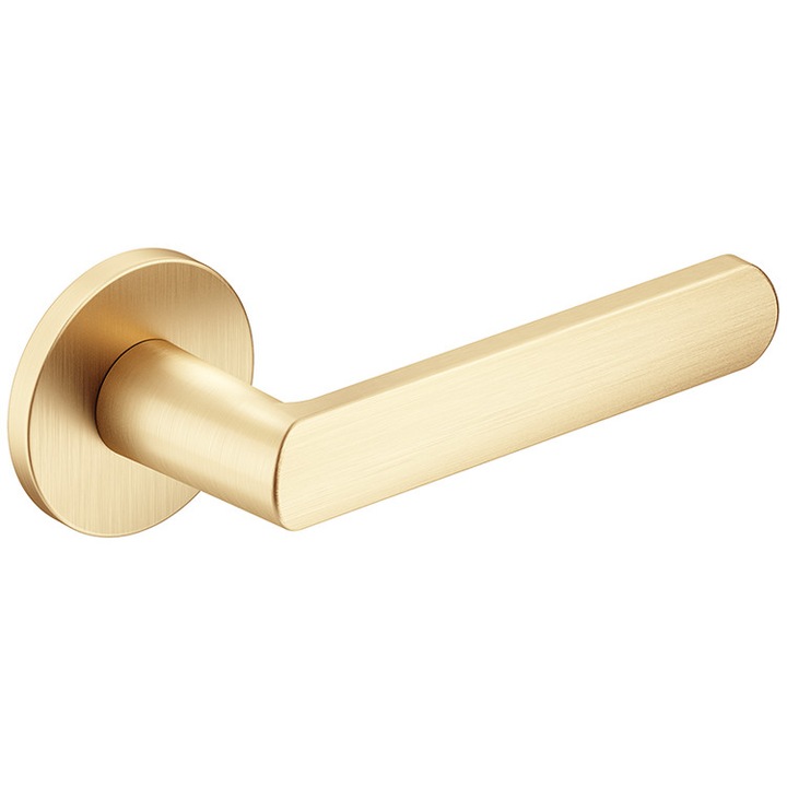 Maner usa LUNA auriu mat cu rozeta cheie