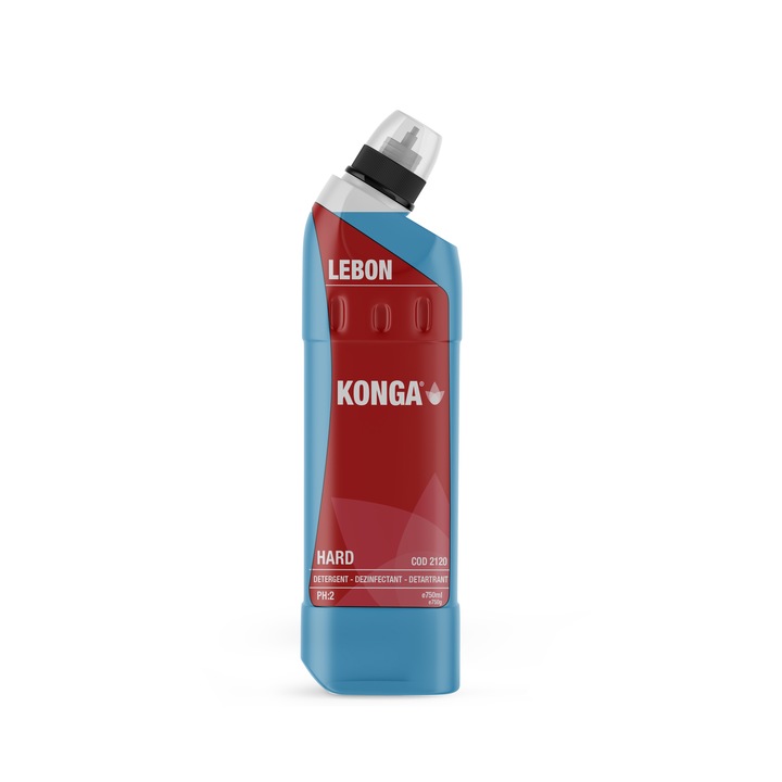 Mosószer fertőtlenítő vízkőoldó, Konga Hard, 750ml