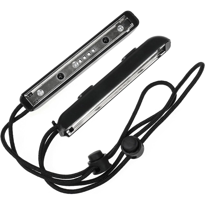 2 db gamepad kiegészítő készlet, JENUOS®, fém, Nintendo Switch/Switch OLED-del kompatibilis, fekete/ezüst