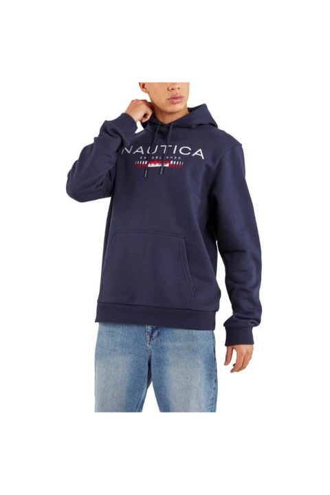 Hanorac barbati, Nautica, 3290617, Bumbac, Poliester, Albastru inchis