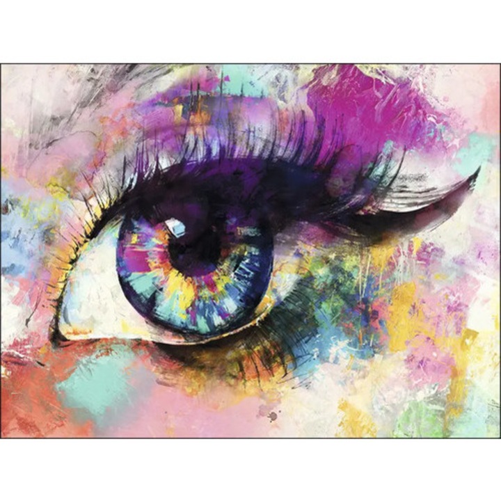 Tablou Canvas In The Eye 84x16 Cm