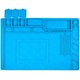 Pad termic pentru reparatii electronice, pana la 500 grade, 45x30cm, silicon, Albastru