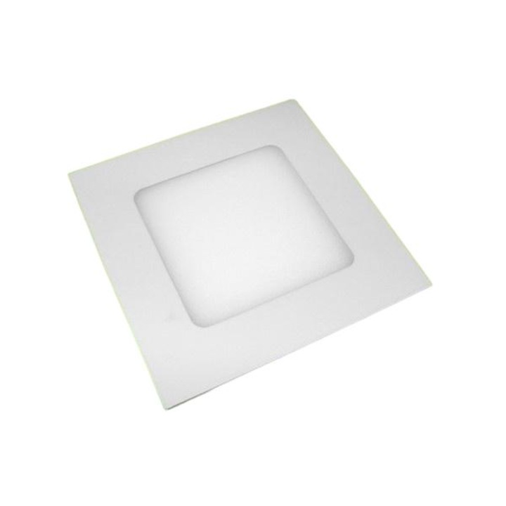 LED плафон, BOWI, 6W, 3000K, 119x119x16mm, бял