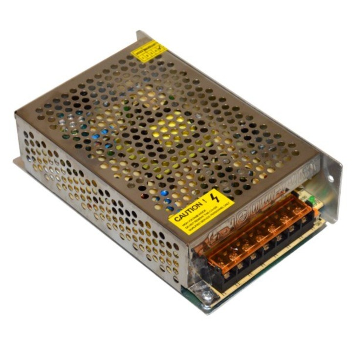 Sursa alimentare CCTV, BOWI, 24V, 100W, 4.5A, 160x98x42 mm, Auriu