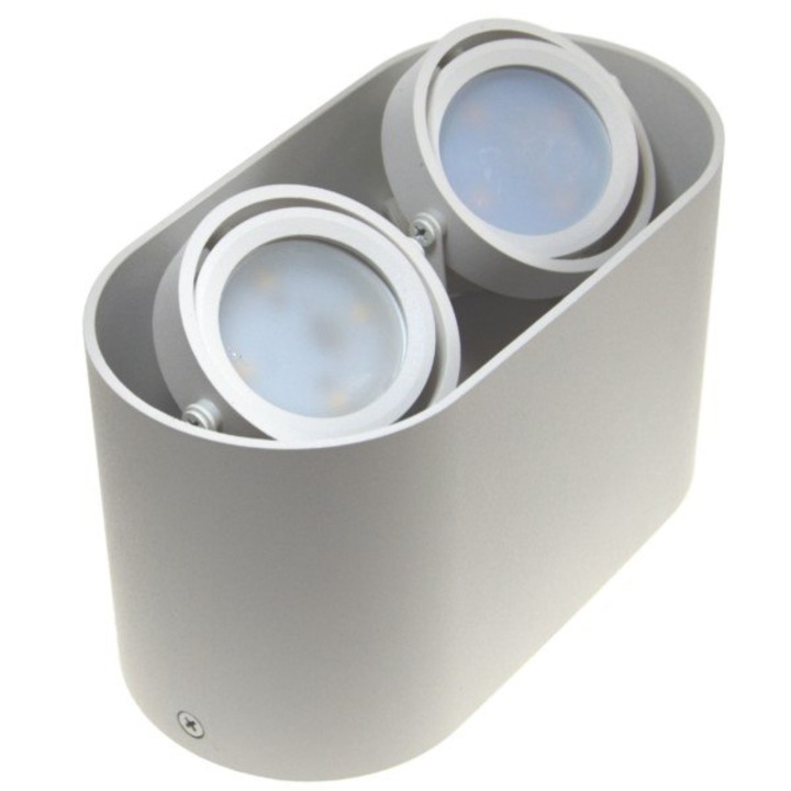 Plafon mobil rotund din aluminiu Sirok White