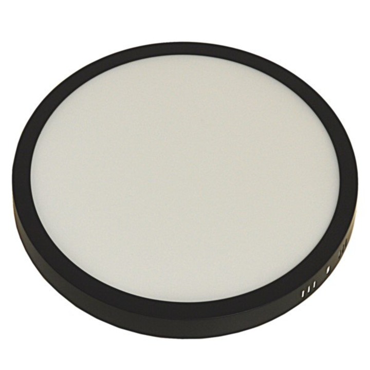 Plafoniera LED, BOWI, Gerrit, 24W, 4000K, 285x27mm, Negru