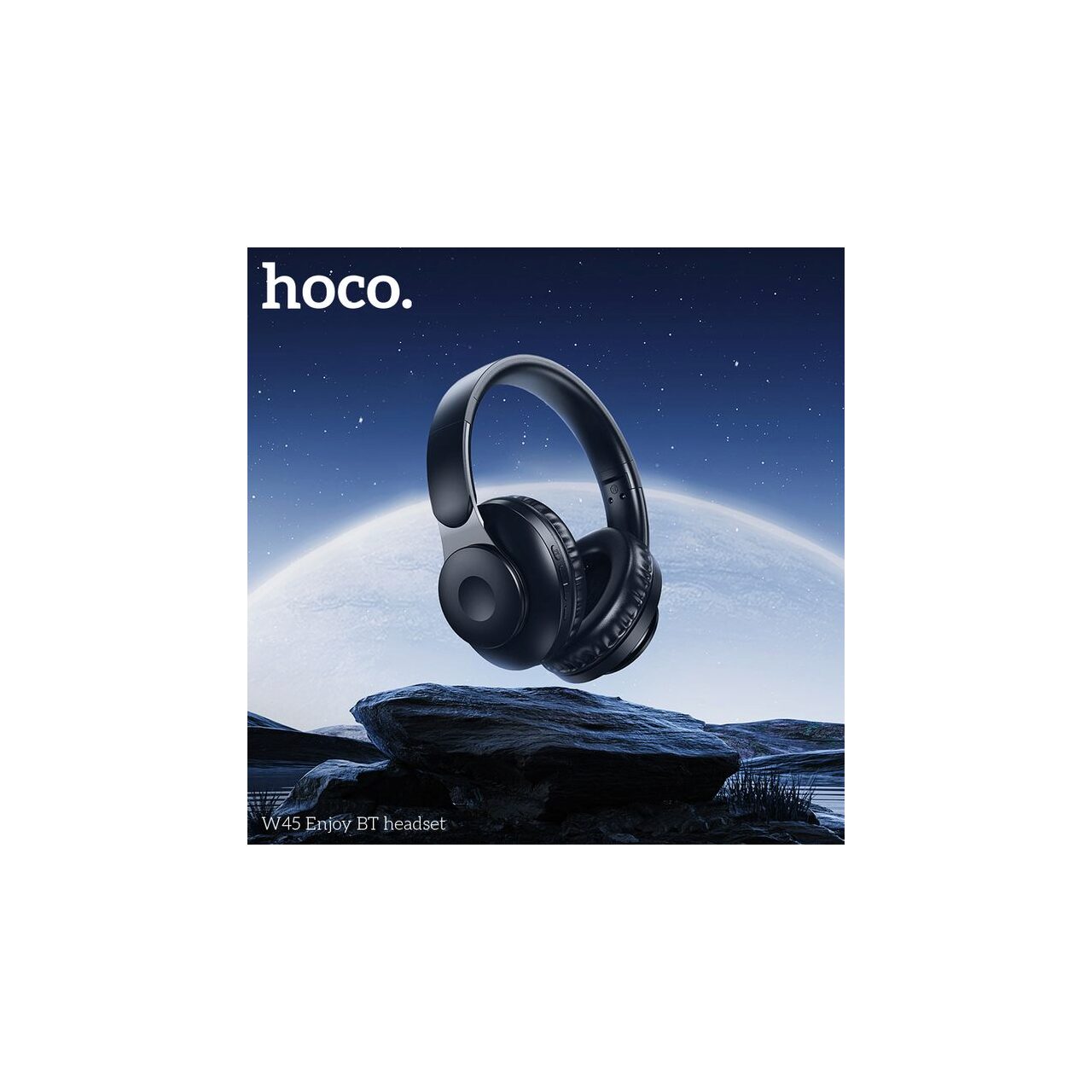 Casti Bluetooth Wireless - Hoco Enjoy (W45) - Blue