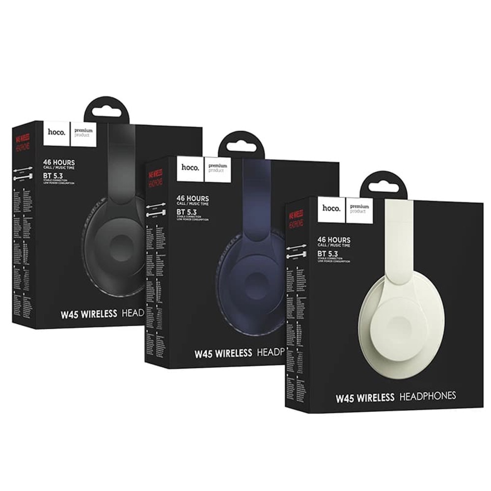 Casti Bluetooth Wireless - Hoco Enjoy (W45) - Blue