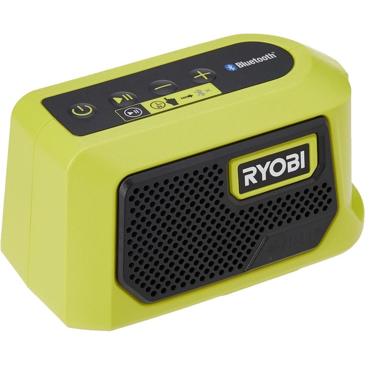 Mini difuzor Bluetooth® fara fir ONE+™ de 18V, Ryobi, RBTM18-0-KP