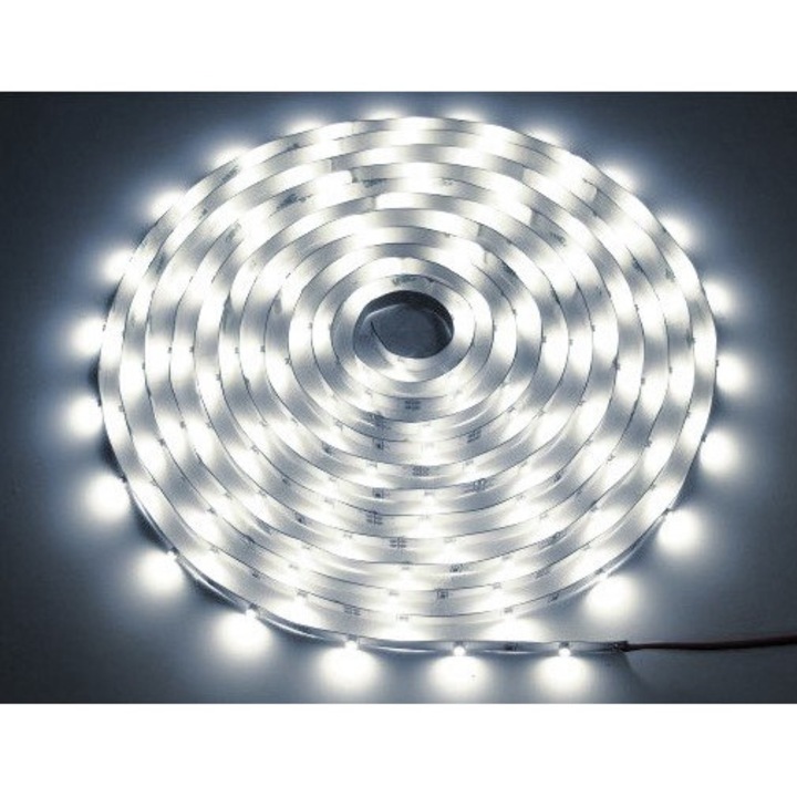Banda LED, BOWI Basic 3528, 4500K, 5m, IP20, Alb natural