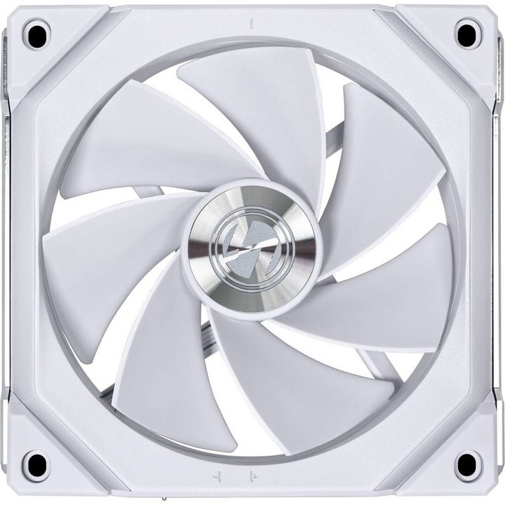 Вентилатор Lian Li Uni Fan REVERSE SL V2, 120mm, ARGB, Бял
