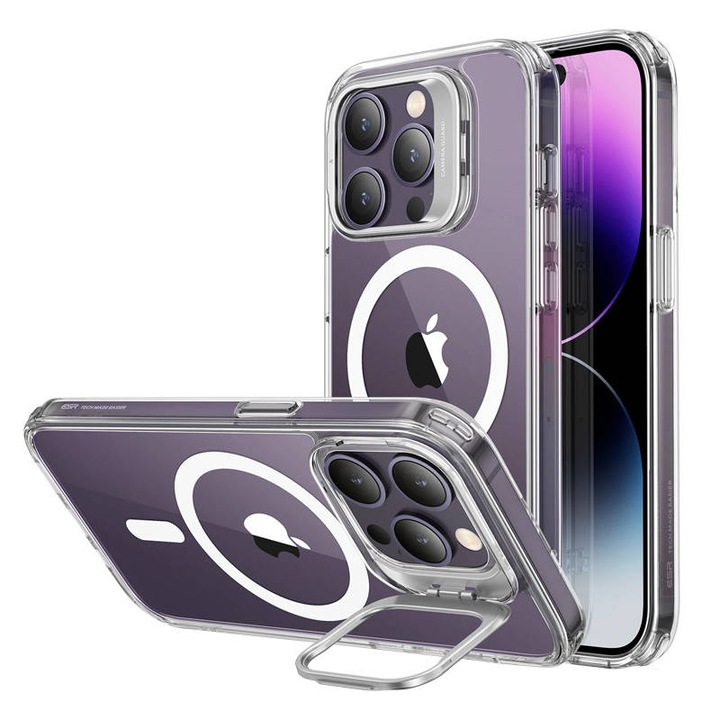 Калъф ESR за Apple iPhone 14 Pro, Classic Kickstand, MagSafe, прозрачно
