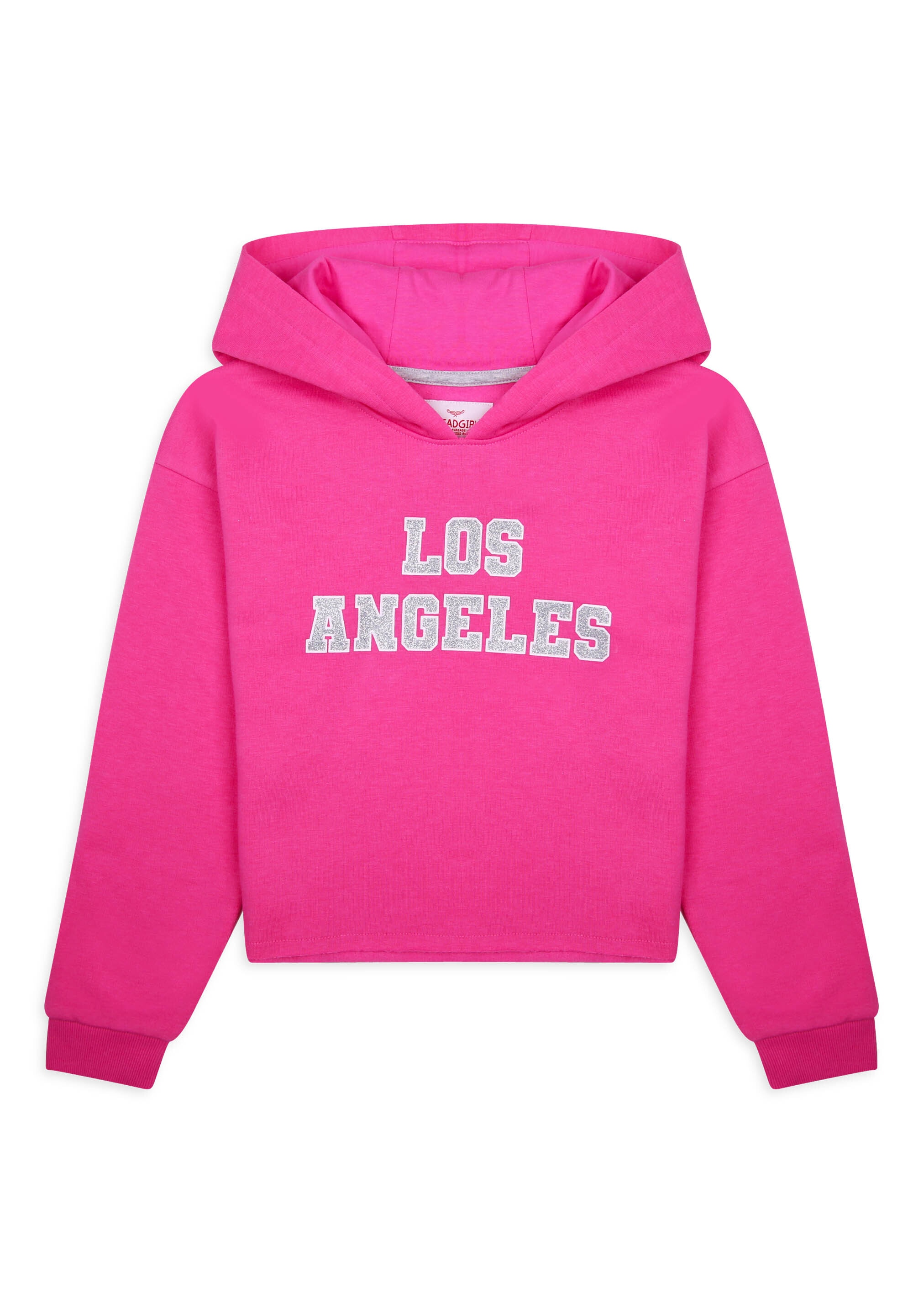 riri♡ Threadgirls, Hanorac cu imprimeu text, Roz, 158 CM - eMAG.ro