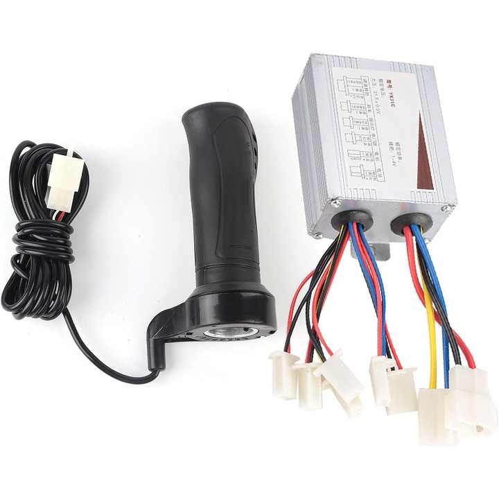 Robogó sebességszabályzó, Jormftte, Gázpedál fogantyúval, 500W, Fekete/fehér