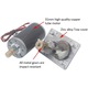Motor cu angrenaj melcat, Jormftte, 24 V, 31 mm, Angrenaj 8 mm, 10 rpm, Negru/Gri