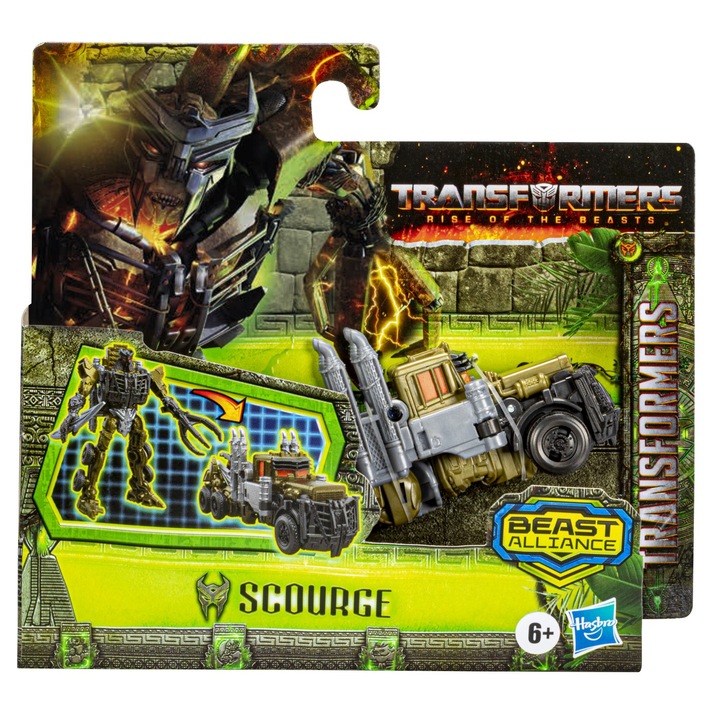 Figurina Transformers Beast Alliance - Scourge , 11.5 cm