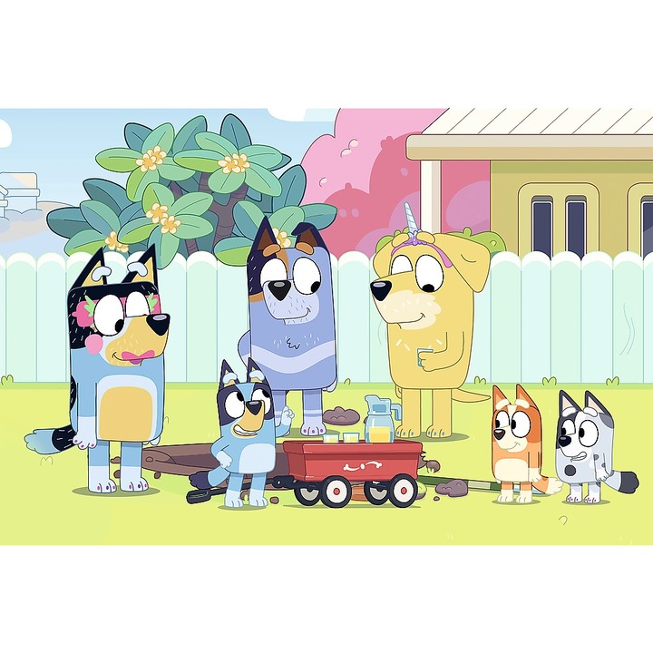 Puzzle Trefl - Minunata lume a lui Bluey, 100 piese - eMAG.ro