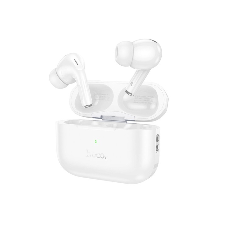 Fejhallgató fülhallgató Bluetooth 5.3, TWS - Hoco Generoso (EW56) fehér