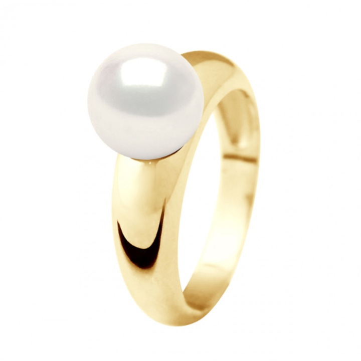 Inel din aur, cu perla