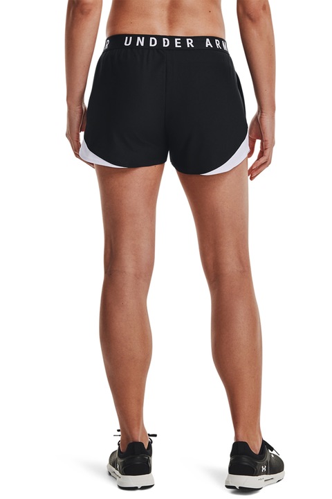 Under Armour, Pantaloni scurti pentru fitness Play Up 3.0, Negru, Alb murdar, S